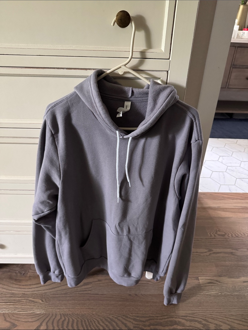Bella Canvas Men’s Hoodie - Dusty Lavender Gray